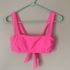 Target Pink Swim Top with Bow